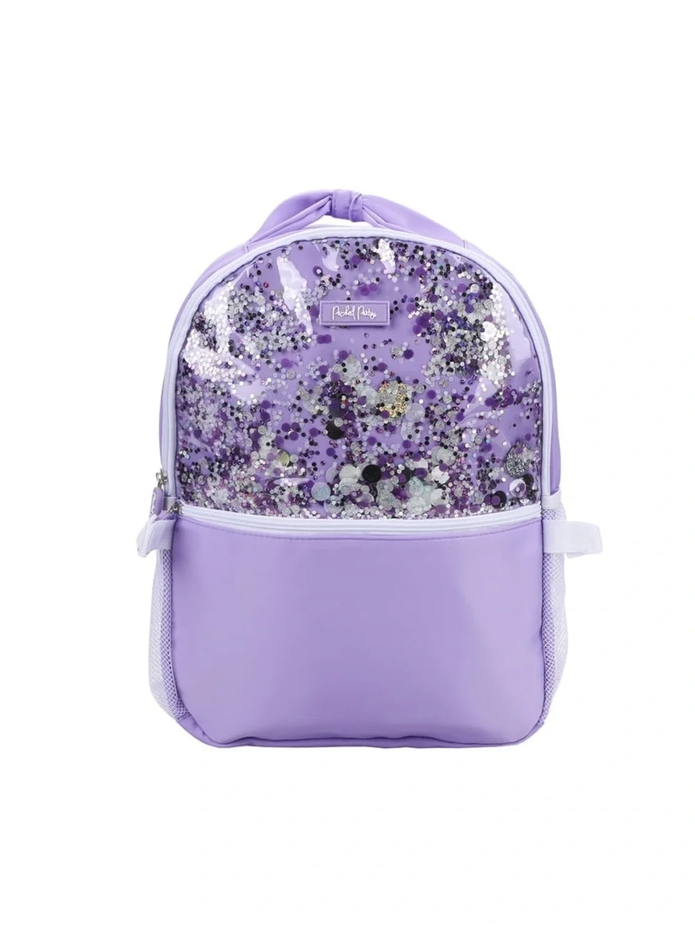 Packed Party Girl’s Confetti Backpack and Insulated Lunch Tote Set Purple ColorW